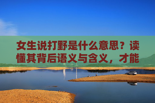 女生说打野是什么意思？读懂其背后语义与含义，才能正确理解游戏中的不同角色分工,女生说打野是什么意思怎么回答