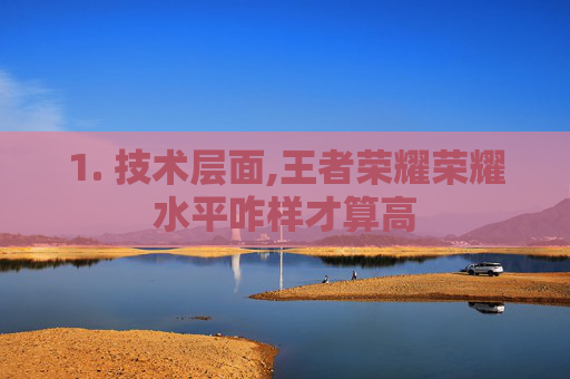 1. 技术层面,王者荣耀荣耀水平咋样才算高
