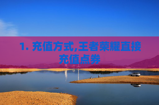1. 充值方式,王者荣耀直接充值点券