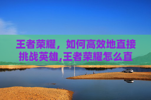 王者荣耀，如何高效地直接挑战英雄,王者荣耀怎么直接打英雄排位