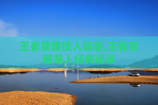王者荣耀损人语录,王者荣耀骂人经典语录