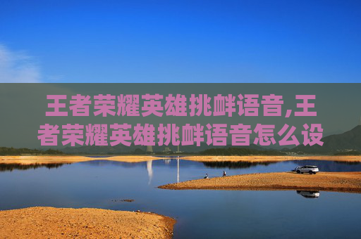 王者荣耀英雄挑衅语音,王者荣耀英雄挑衅语音怎么设置