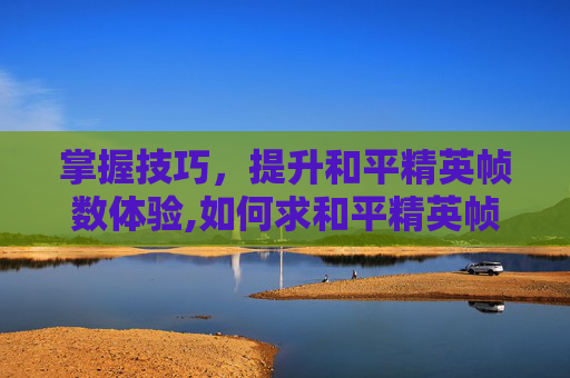 掌握技巧，提升和平精英帧数体验,如何求和平精英帧数