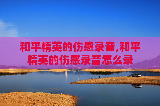 和平精英的伤感录音,和平精英的伤感录音怎么录