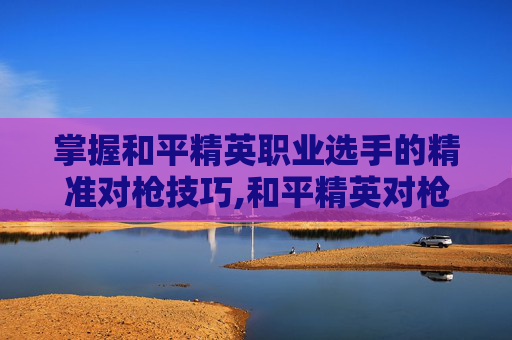 掌握和平精英职业选手的精准对枪技巧,和平精英对枪细节与技巧-第1张图片-游戏守望资讯网
