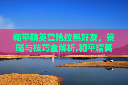 和平精英营地拉黑好友，策略与技巧全解析,和平精英营地拉黑好友会怎么样-第1张图片-游戏守望资讯网
