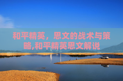 和平精英，思文的战术与策略,和平精英思文解说