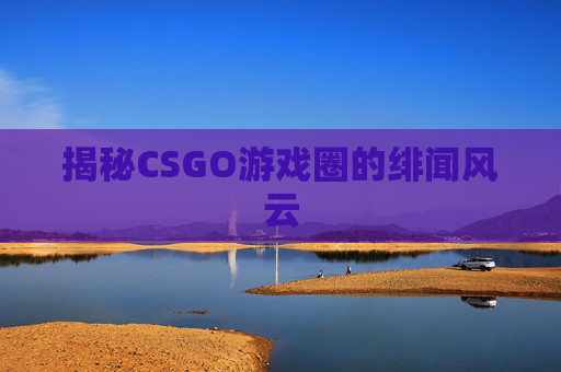 揭秘CSGO游戏圈的绯闻风云