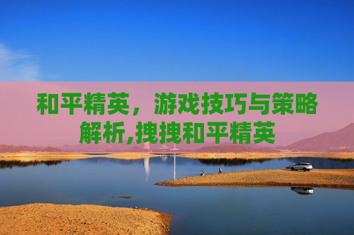 和平精英，游戏技巧与策略解析,拽拽和平精英