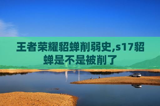 王者荣耀貂蝉削弱史,s17貂蝉是不是被削了-第1张图片-游戏守望资讯网