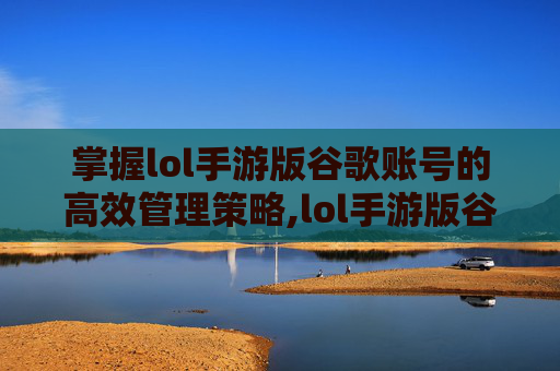 掌握lol手游版谷歌账号的高效管理策略,lol手游版谷歌账号登录不了